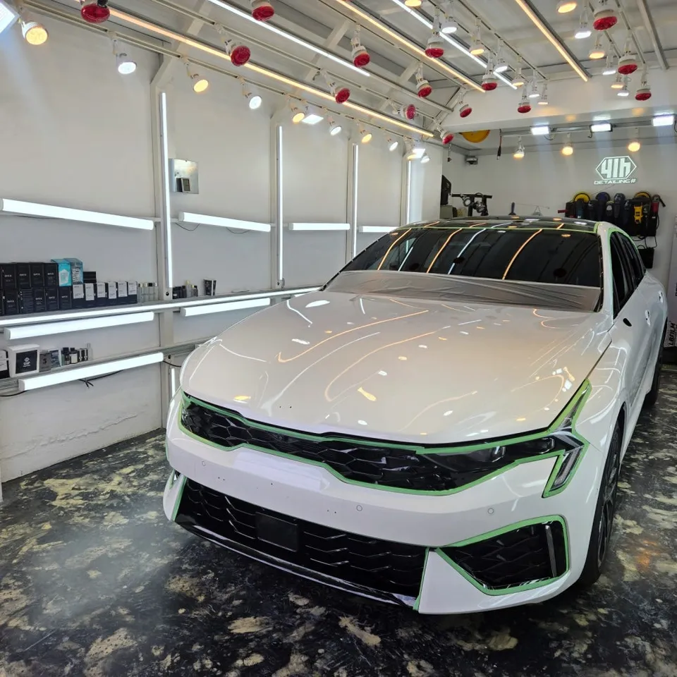 Kia K5のPPF施工事例|マットな質感と保護効果 施工写真 2-2