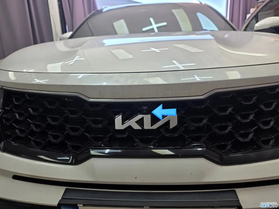 Kia Sorento surround view camera installation result