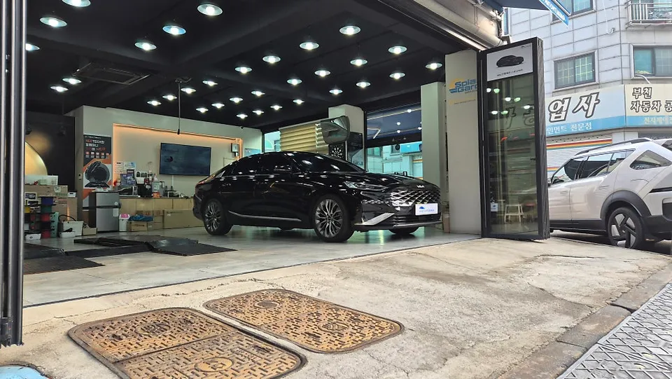 Kia K8 GL3 oem options installation result