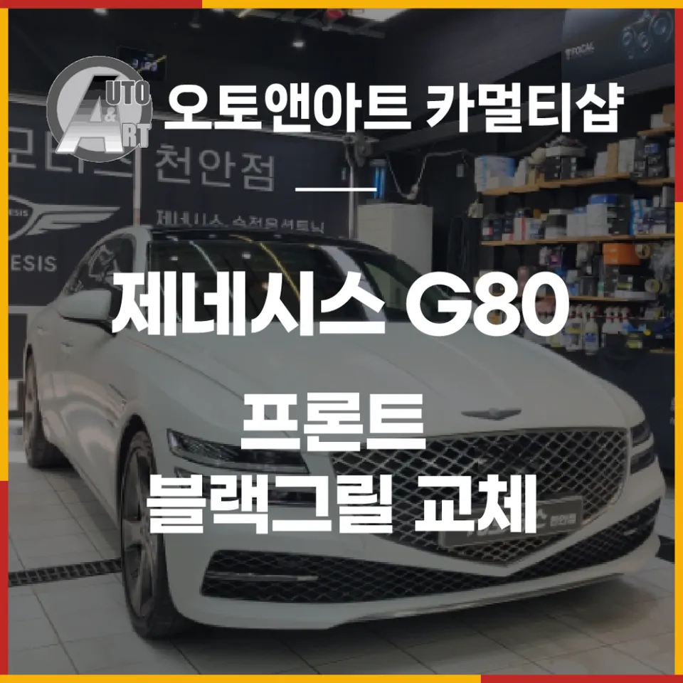 Genesis G80 RG3 body kit installation result