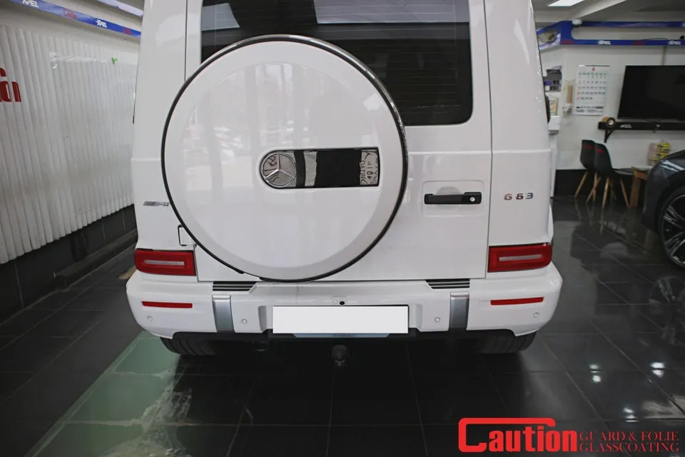 Mercedes-Benz G-Wagon PPF施工事例|クローム除去とフロント保護 施工写真 1-1