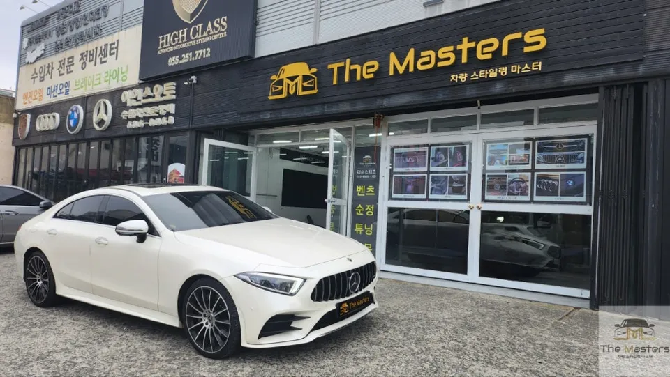 Mercedes-Benz CLS C257 body kit installation result