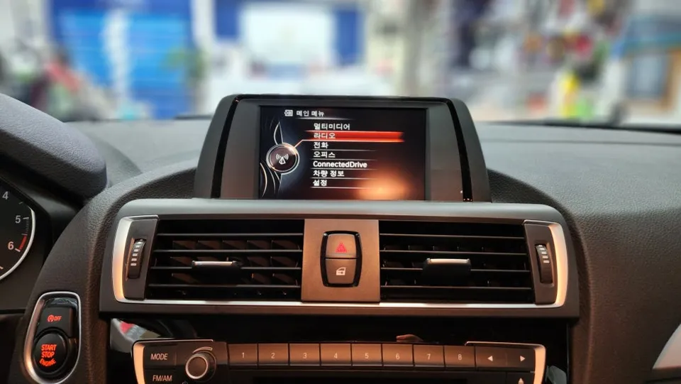 BMW 1 Series F20 android head unit installation result