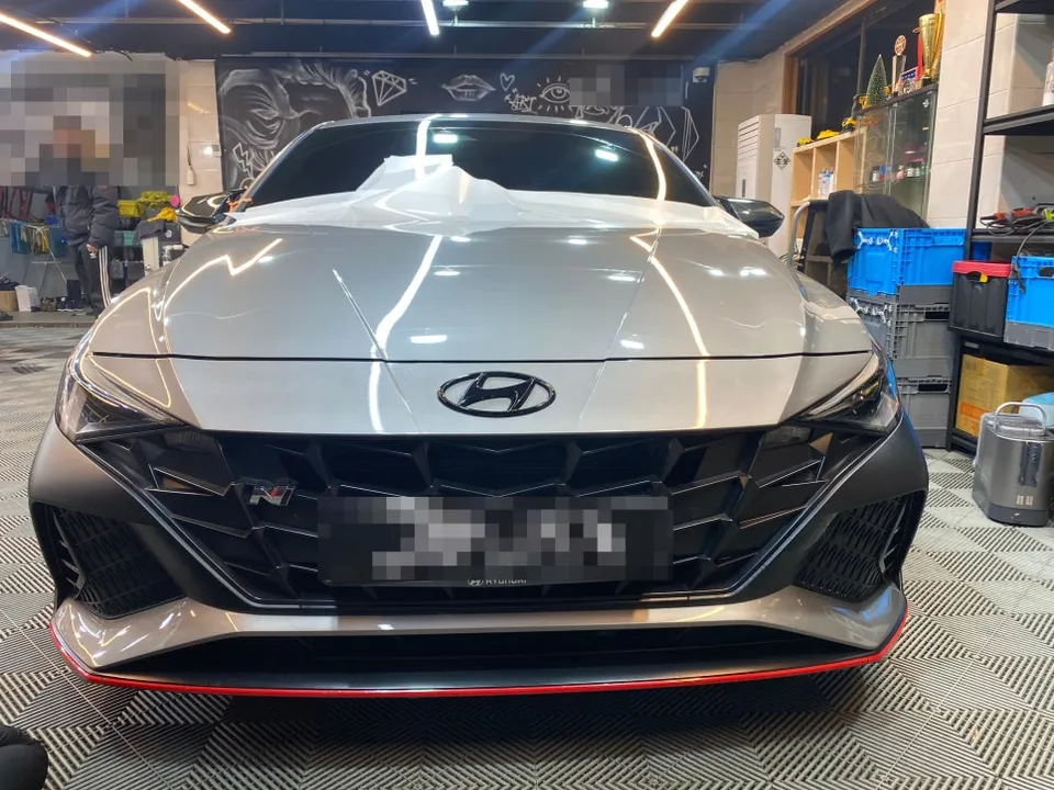 Hyundai Elantra PPF施工事例|費用目安と仕上がり 施工写真 2-2
