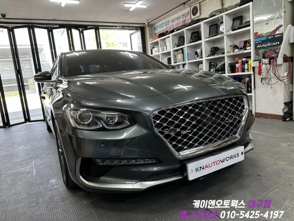 Hyundai Grandeur IG body kit - Hyundai Grandeur IG Body Kit Upgrade: Diamond Chrome Grille & Rel photo 4