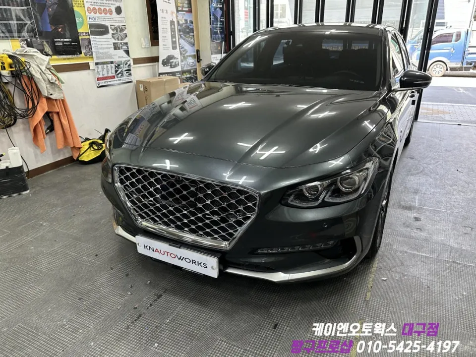 Hyundai Grandeur IG body kit - Hyundai Grandeur IG Body Kit Upgrade: Diamond Chrome Grille & Rel photo 5
