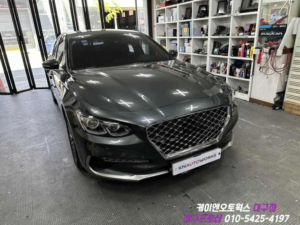 Hyundai Grandeur IG body kit - Hyundai Grandeur IG Body Kit Upgrade: Diamond Chrome Grille & Rel photo 6