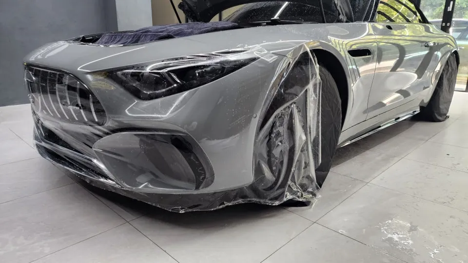 Mercedes-Benz SL63 AMG PPF施工事例|費用目安・仕上がり 施工写真 1-2