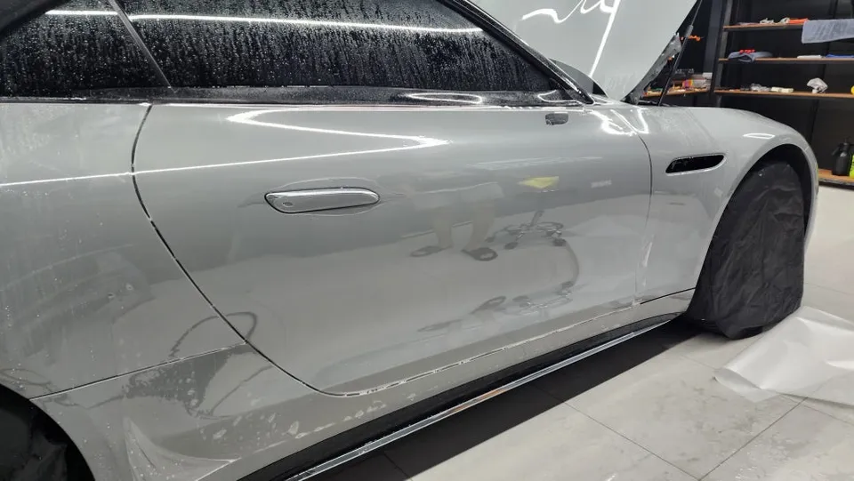Mercedes-Benz SL63 AMG PPF施工事例|費用目安・仕上がり 施工写真 1-3