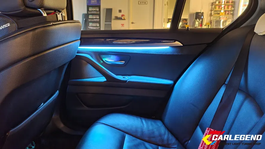BMW 5 Series F10 ambient lighting - BMW 5 Series Ambient Lighting Review - Luxury Interior Upgrade photo 4