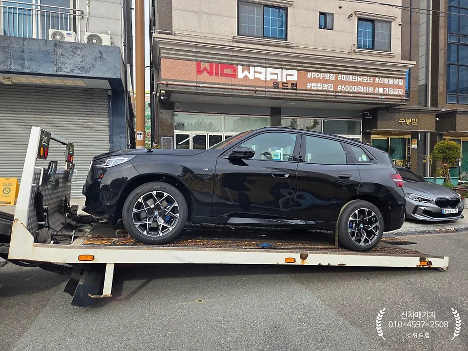 BMW X3 new car package installation result