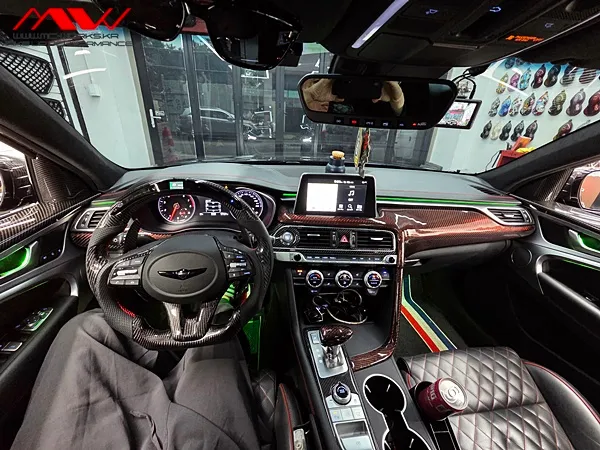 Genesis G70 steering wheel installation result