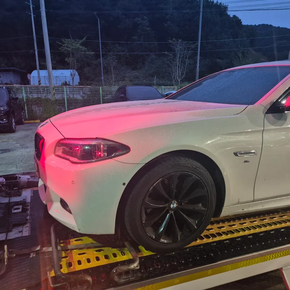 BMW 5 Series wheel repair installation result
