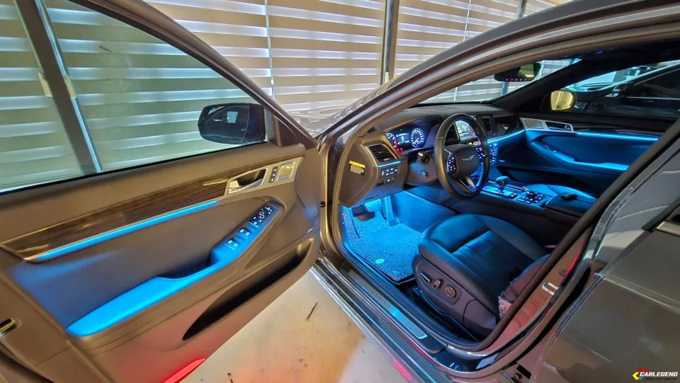 Genesis G80 ambient lighting - Genesis G80 Ambient Lighting Review — Enhanced Interior Mood photo 4