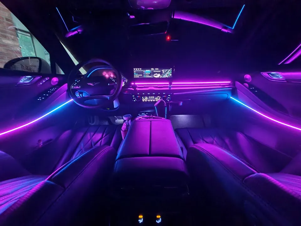 Genesis G80 RG3 ambient lighting - Genesis G80 RG3 Ambient Lighting Review — Multi-Color Upgrade photo 5