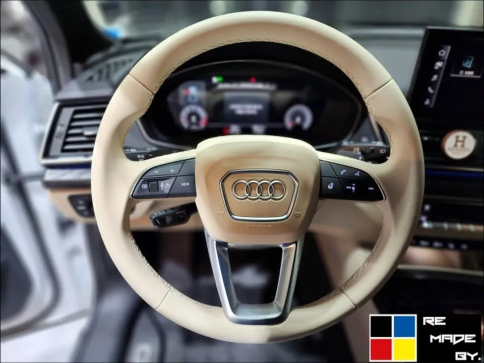 Audi Q5 steering wheel - Audi Q5 Custom Steering Wheel Refinishing Review photo 8