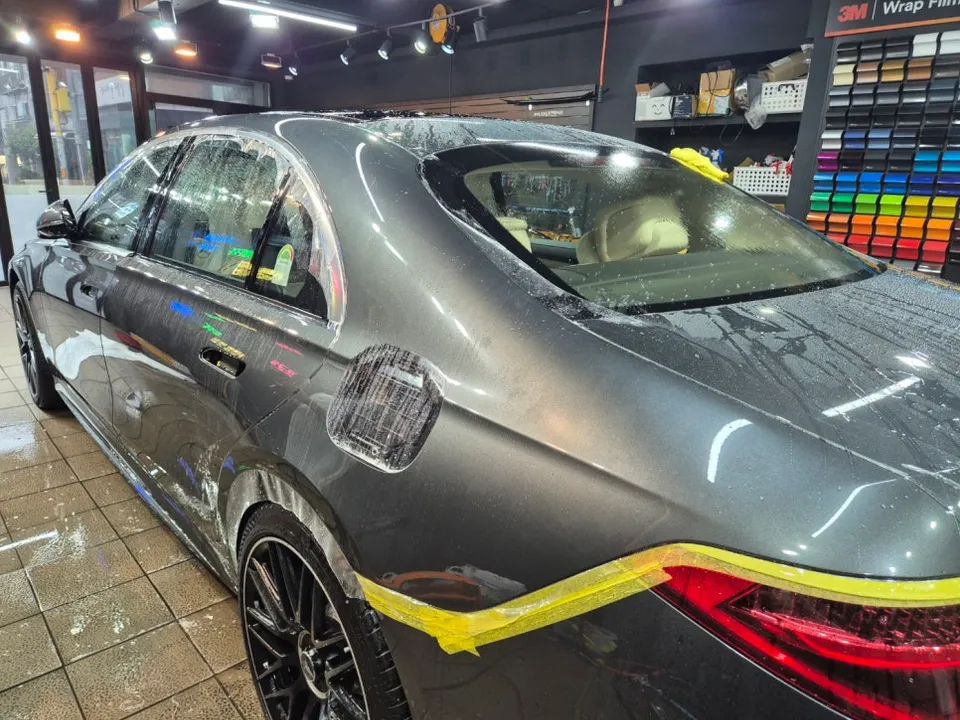 メルセデス・ベンツ S63 AMG PPF施工事例|費用目安と仕上がり 施工写真 2-2