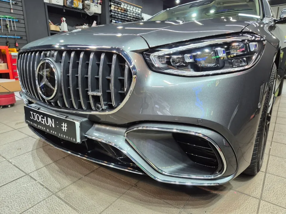 メルセデス・ベンツ S63 AMG PPF施工事例|費用目安と仕上がり 施工写真 3-2