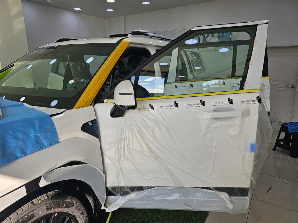 Hyundai Santa Fe TMのカーフィルム施工事例 施工写真 2-2