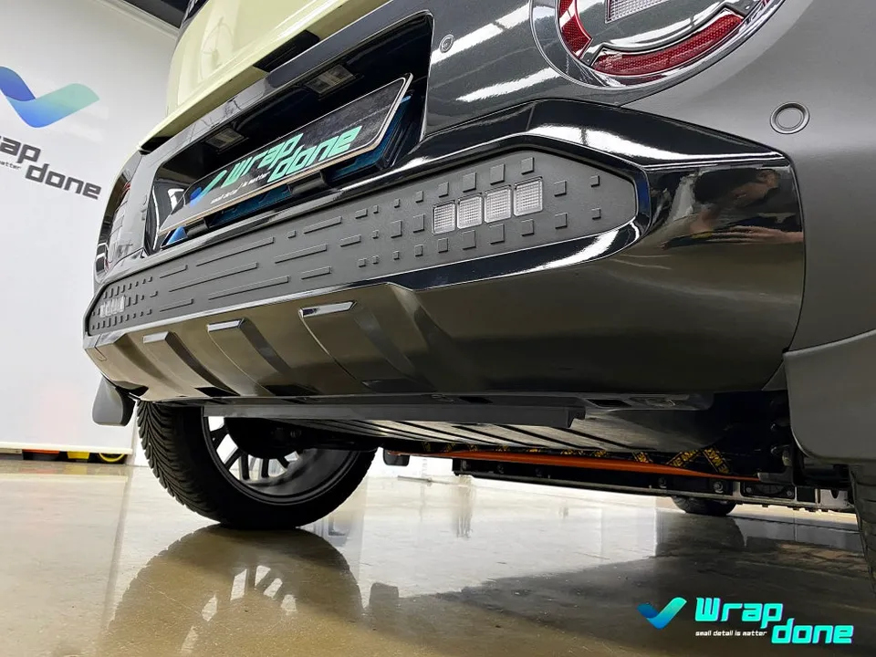 Hyundai Casper Electric vinyl wrap installation result