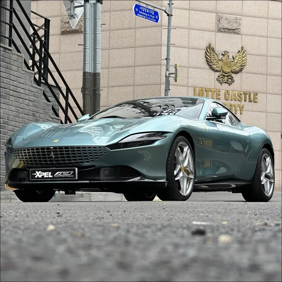 Ferrari 로마 PPF 시공 리뷰 — 500~800만 원대 엑스펠 풀 보호