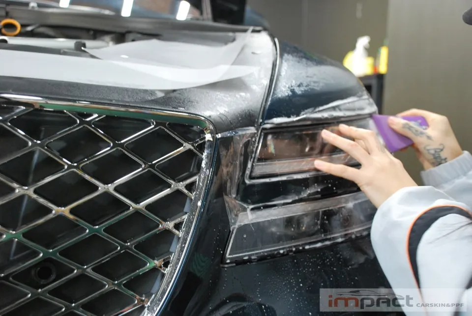 Genesis G80 PPF施工事例|費用目安と仕上がり 施工写真 2-3