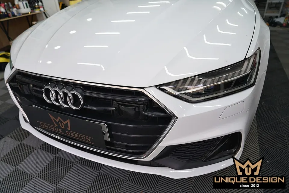 Audi A7 vinyl wrap - Audi A7 Chrome Delete Vinyl Wrap Review photo 3