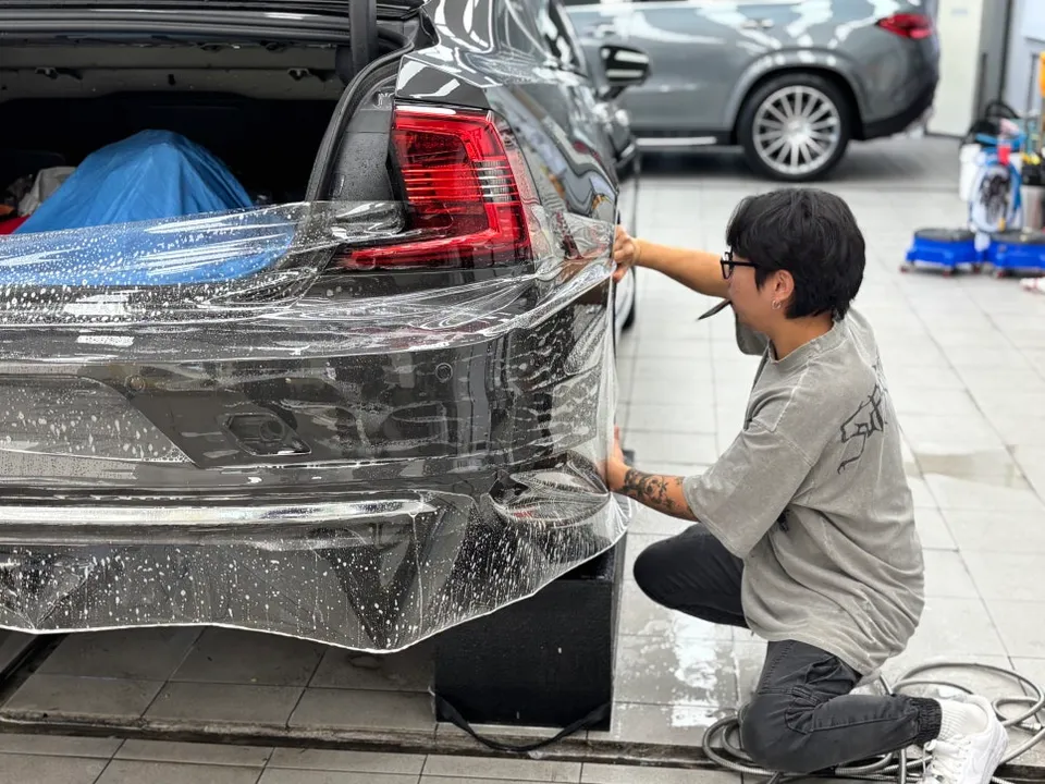 Volvo S90 PPF施工事例|韓国での実例と費用目安 施工写真 1-2