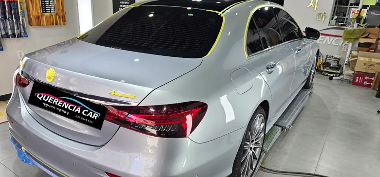 Mercedes-Benz E-Classのガラスコーティング事例|費用目安・仕上がり 施工写真 3-2