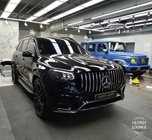 Mercedes-Benz GLS 580のカーラッピング事例|費用目安・仕上がり 施工写真 2-2