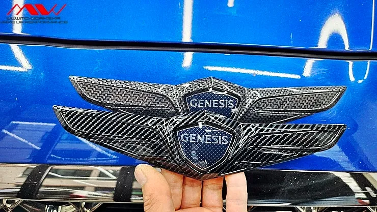 Genesis G70のカーラッピング事例|費用目安・仕上がり 施工写真 2-2