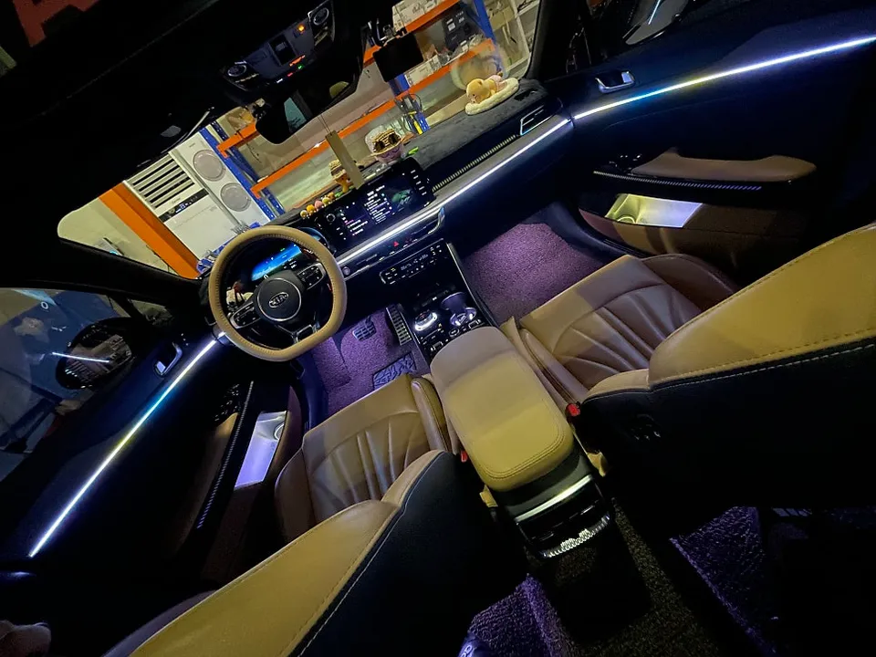 Kia K5 DL3 ambient lighting - Kia K5 DL3 Ambient Lighting Review — Cost & Results photo 3