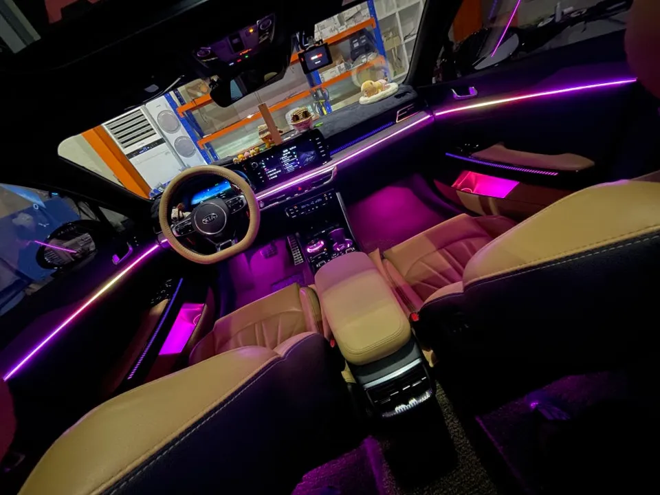 Kia K5 DL3 ambient lighting - Kia K5 DL3 Ambient Lighting Review — Cost & Results photo 4