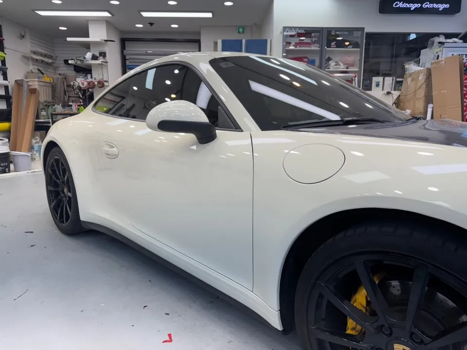 ポルシェ911 PPF施工事例|費用目安と仕上がり 施工写真 3-1