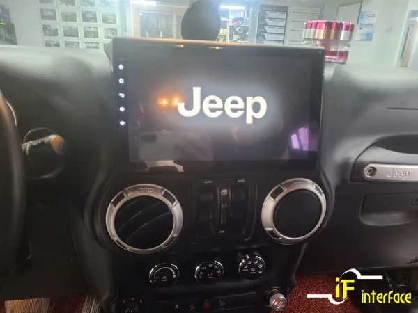 Jeep Wrangler RubiconのAndroid Auto・CarPlay取付事例 写真