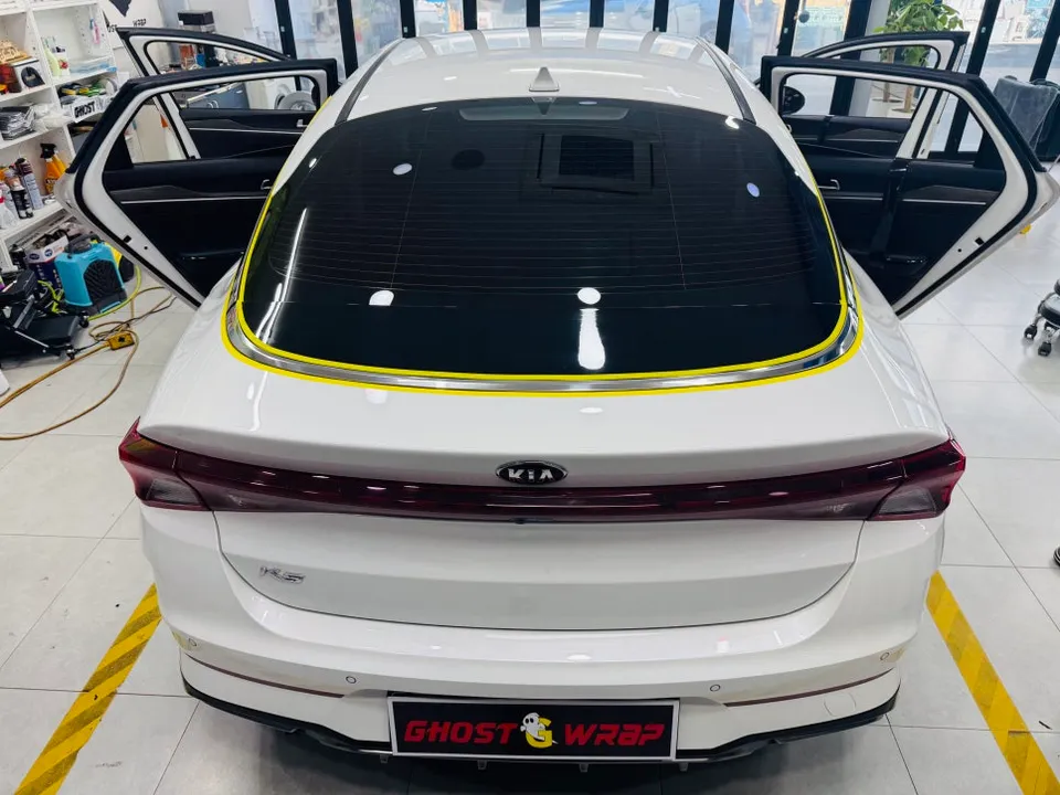 Kia K5のカーラッピング事例|費用目安・仕上がり 施工写真 2-2