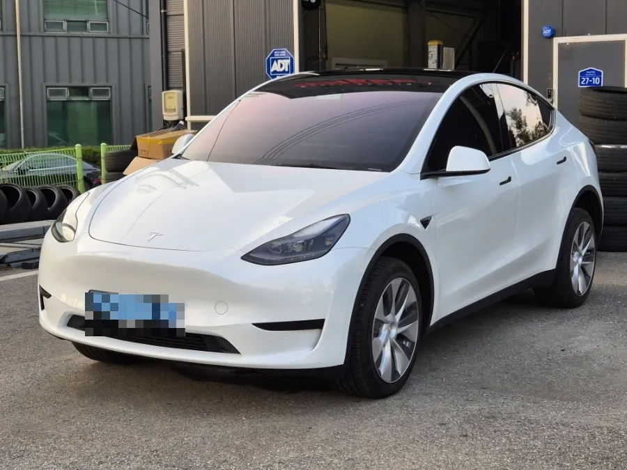 Tesla Model Y wheel repair installation result