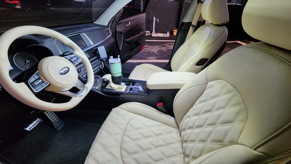 Kia K5 seat ventilation installation result