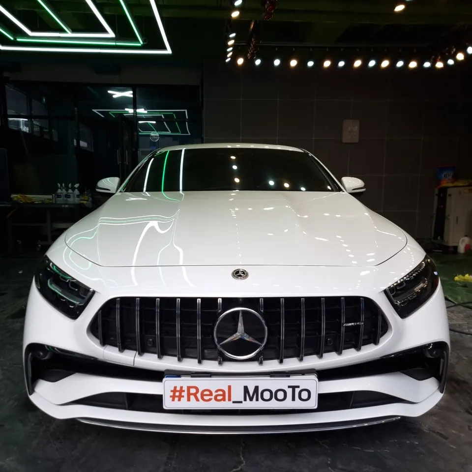 Mercedes-Benz CLS paint correction installation result