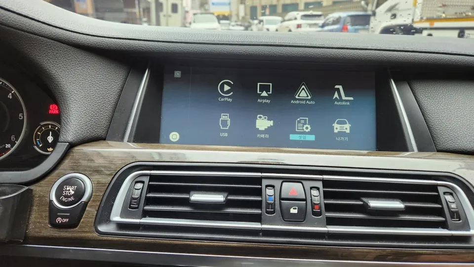 BMW 7시리즈 F01 android head unit installation result
