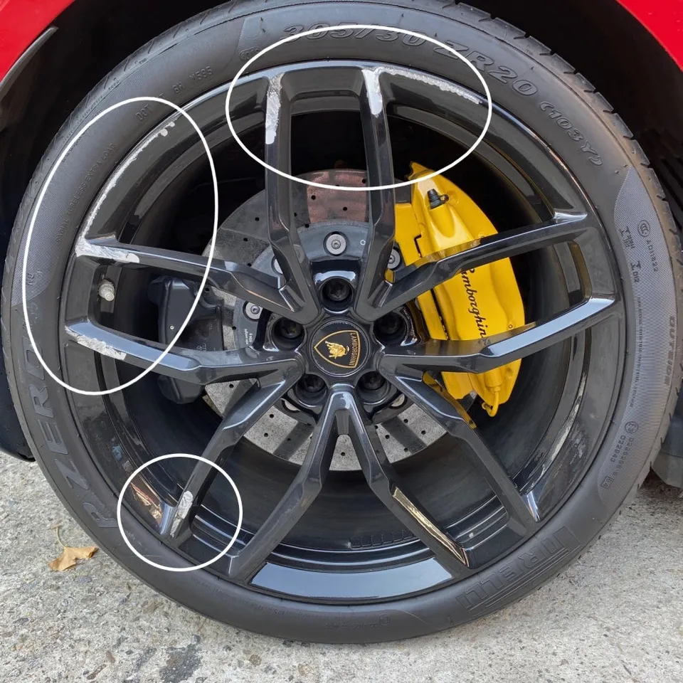 Lamborghini Huracán wheel repair - Lamborghini Huracán Wheel Repair & Painting Review — Same-Day Res photo 4