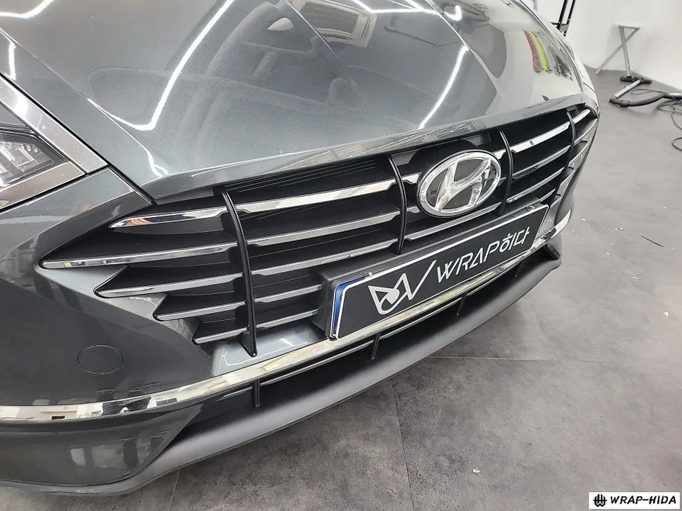 Hyundai Sonata DN8のカーラッピング事例|費用目安・仕上がり 施工写真 1-2
