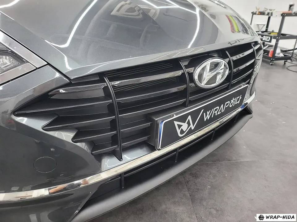 Hyundai Sonata DN8のカーラッピング事例|費用目安・仕上がり 施工写真 2-2