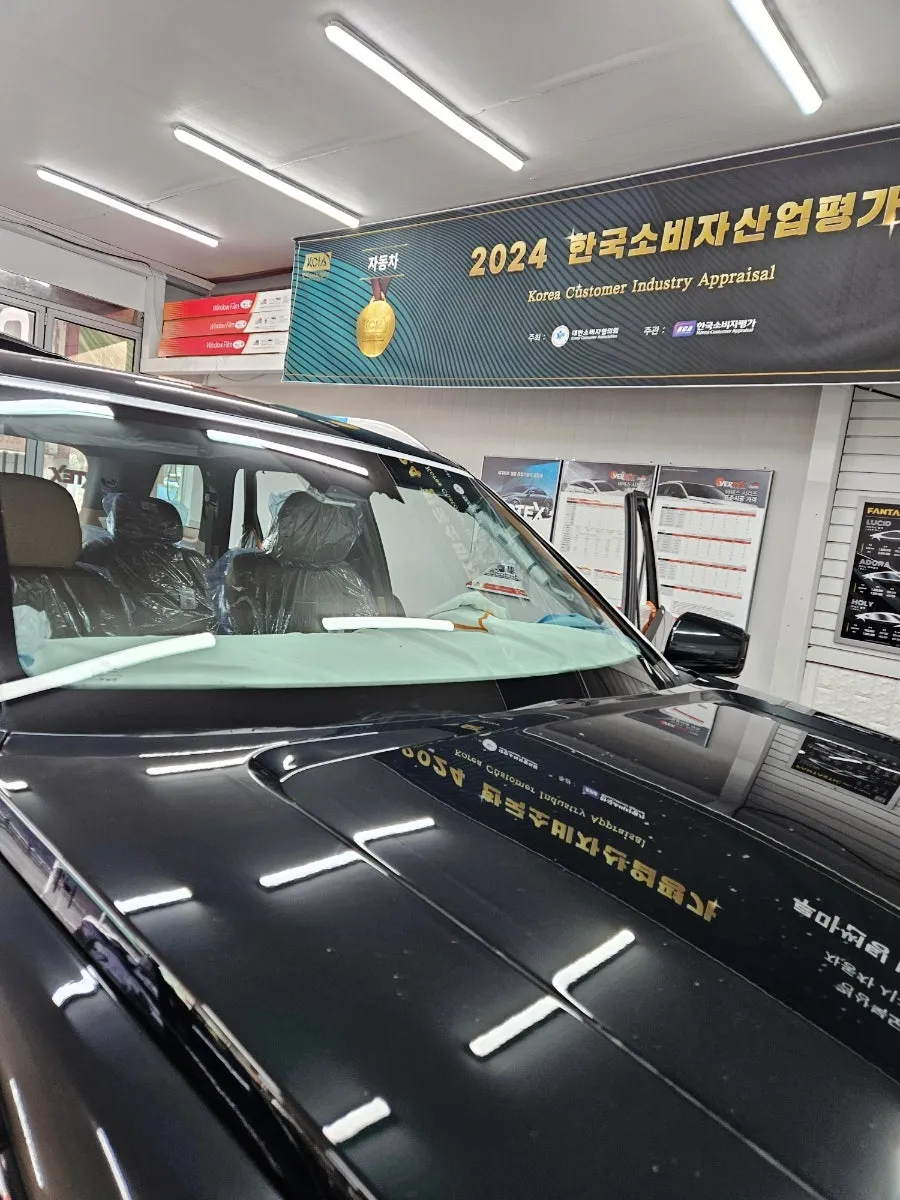 Hyundai Palisadeのカーフィルム施工事例|費用目安と仕上がり 施工写真 1-3