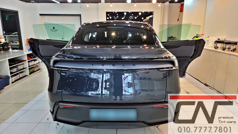 Tesla Model Y window tinting - Tesla Model Y Window Tinting Review: Solar Gard S-Line photo 3