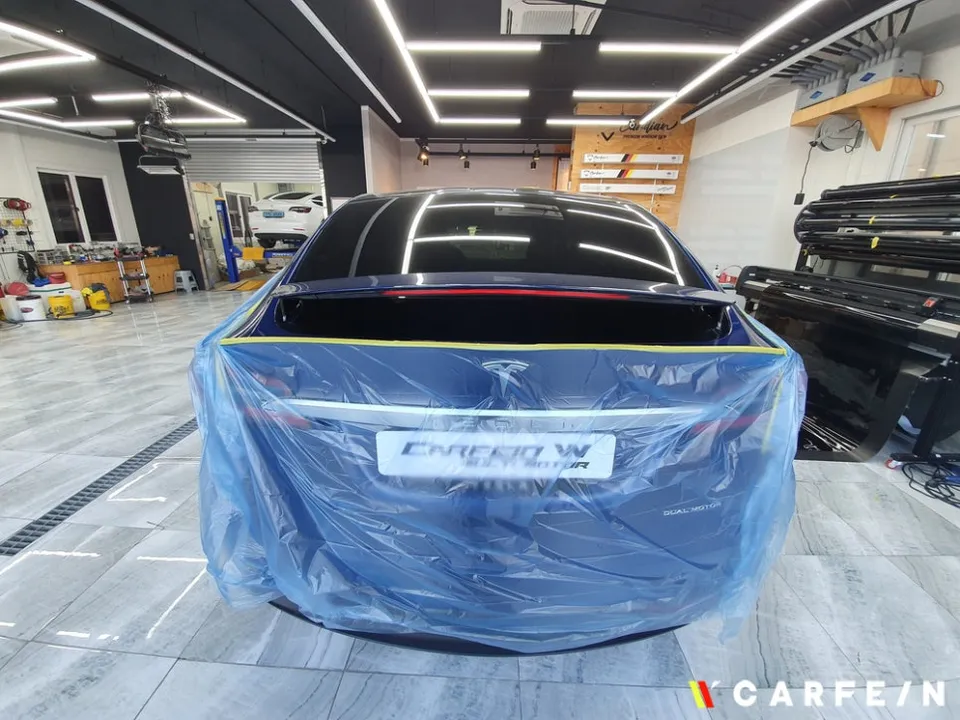 Tesla Model Xのカーフィルム施工事例|費用目安・仕上がり 施工写真 2-2