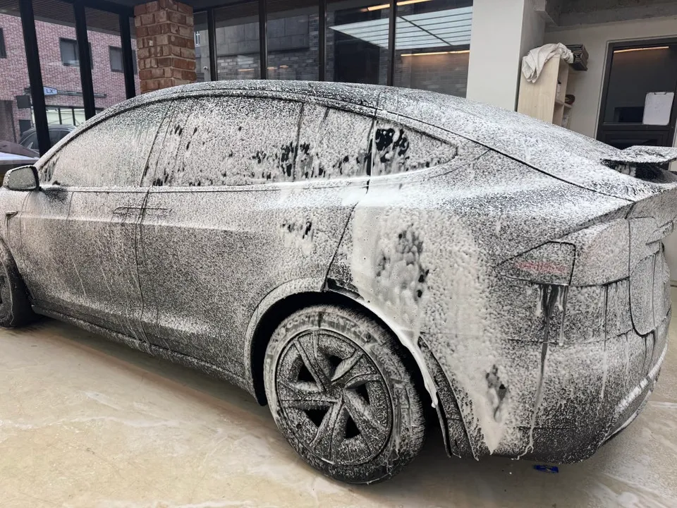 Tesla Model X PPF施工事例|韓国での実例紹介 施工写真 4-1