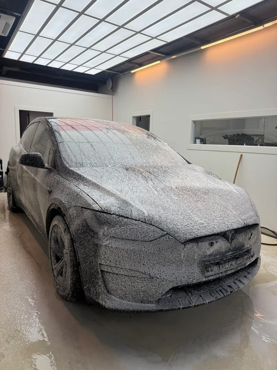 Tesla Model X PPF施工事例|韓国での実例紹介 施工写真 2-2