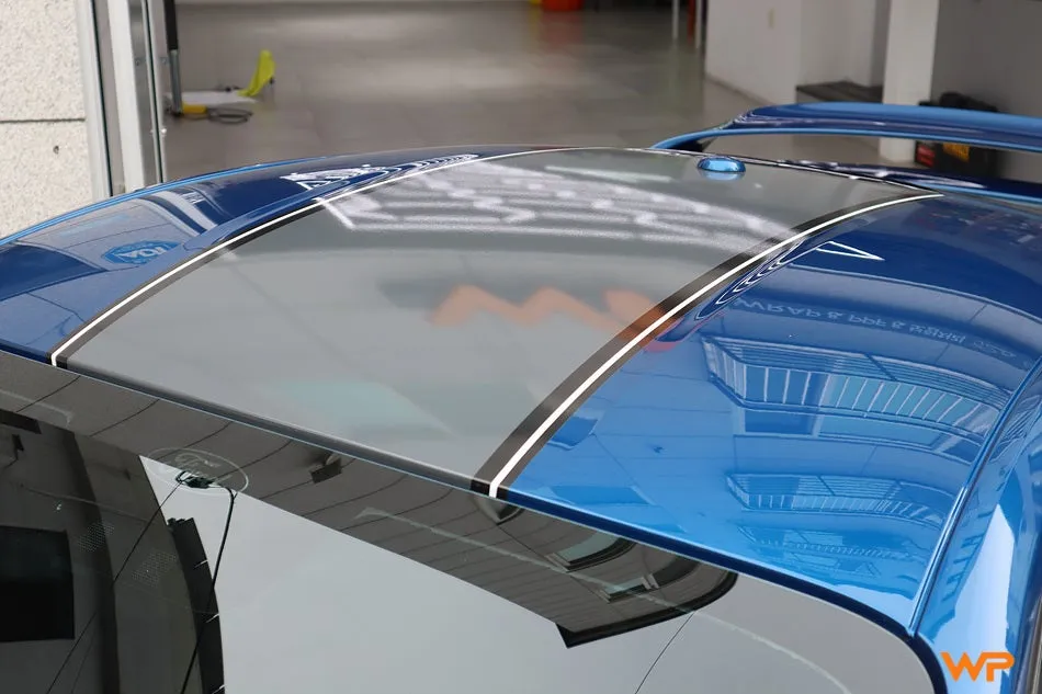 Ford Mustangのカーラッピング事例｜マッハ1デザイン 施工写真 1-2