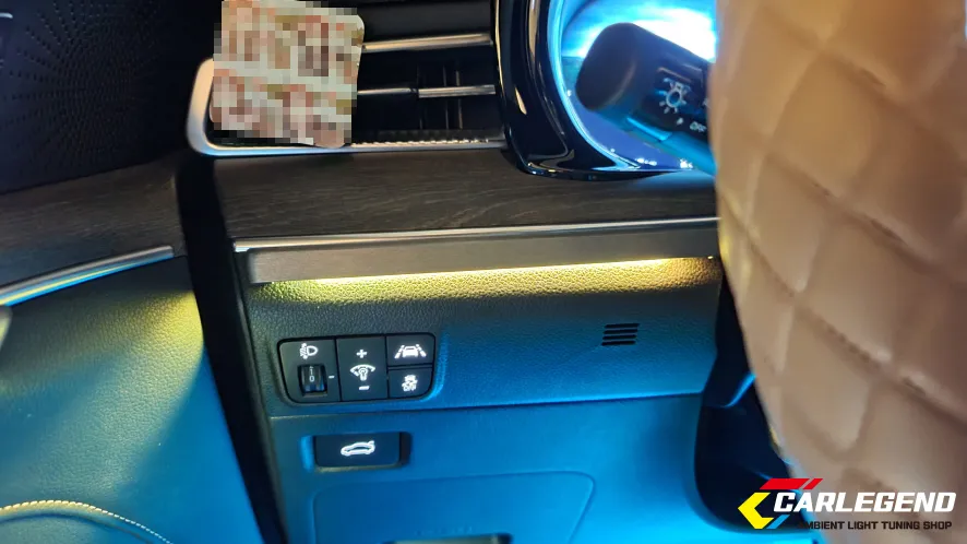 Kia K5 DL3 ambient lighting - Kia K5 DL3 Ambient Lighting Review — Custom Molding photo 3